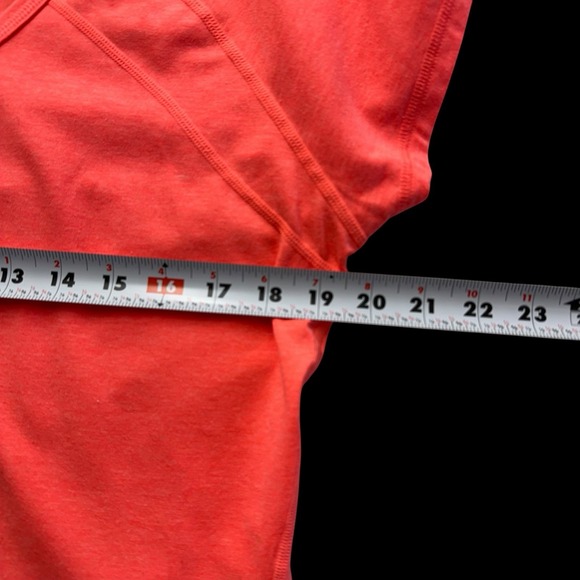 Z By Zella Women Orange‎ Short Sleeve Activewear Workout Pullover Top Sz XL #070 - Picture 4 of 6
